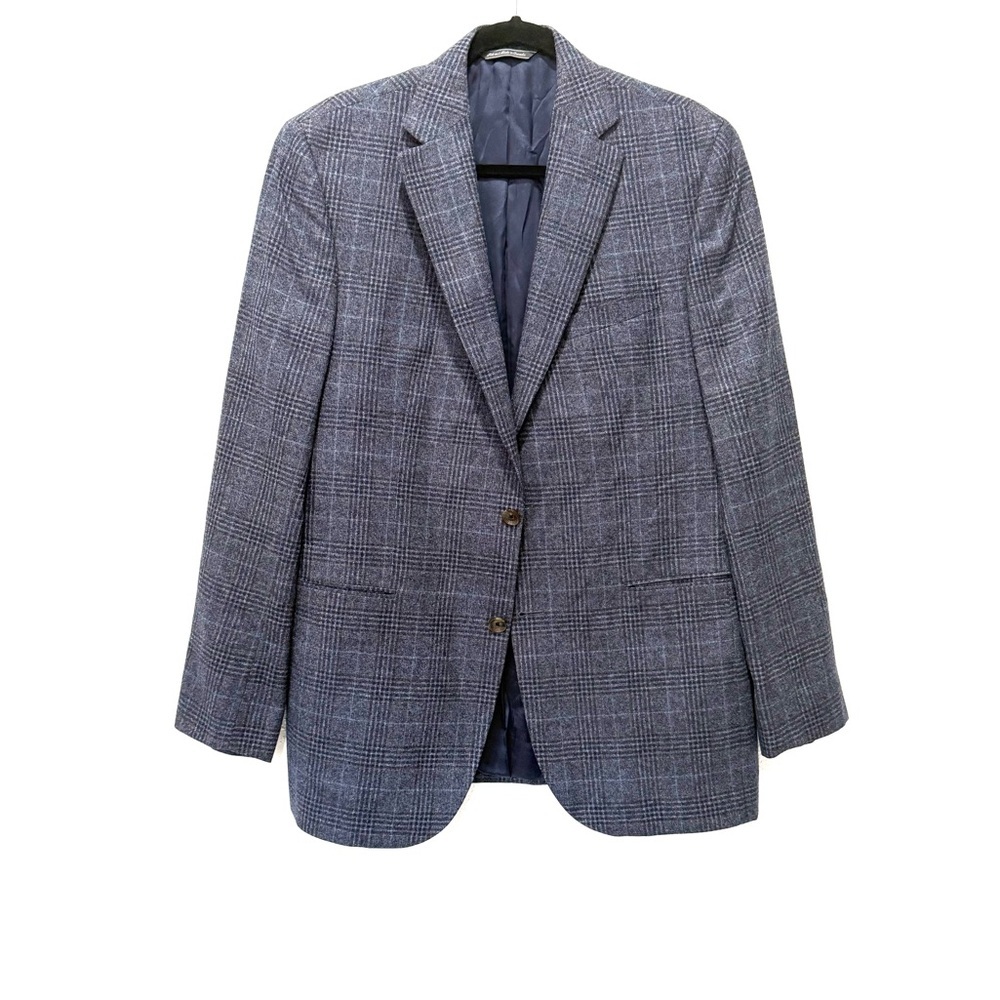 Daniel Cremieux Navy Checkered‎ Blazer 42L